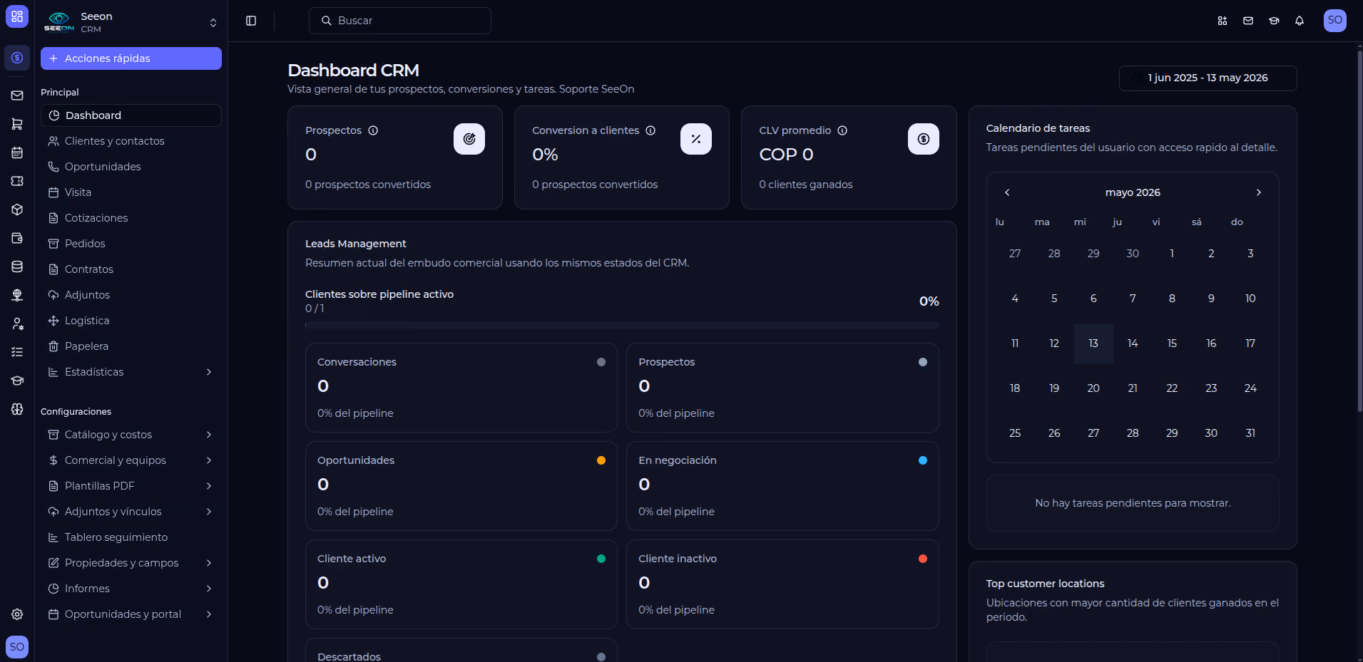 Lleva el seguimiento de las oportunidades con el CRM
